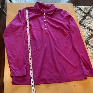 Nike Golf Dry Fit Long Sleeve Large Fuscia NWOT